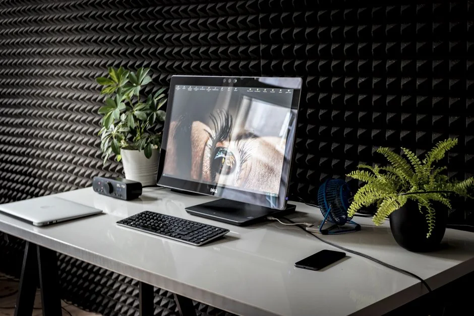 Travail UX : Mains féminines réalisant un wireframe